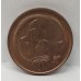 AUSTRALIA 1985 . ONE 1 CENT COIN . FEATHER-TAILED GLIDER